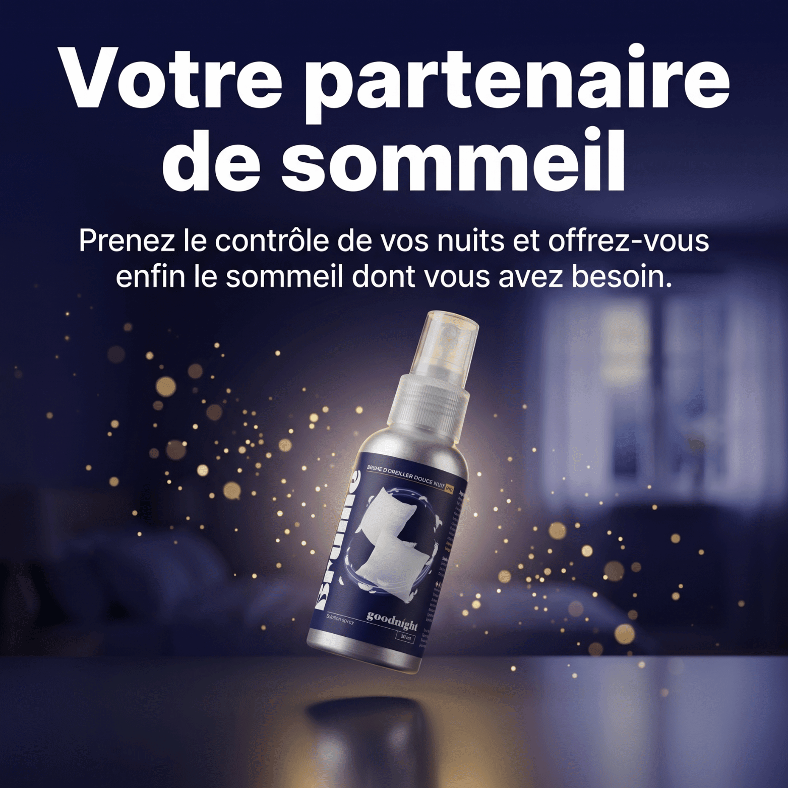 Auralis - Brume d'oreiller - pour un sommeil réparateur - My Good Night