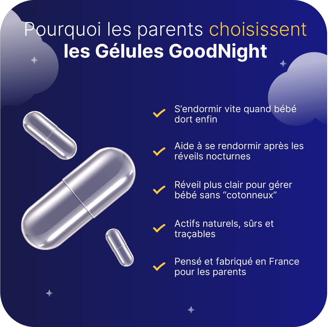 Goodnight - Compléments alimentaire pour le sommeil - pour un sommeil réparateur - My Good Night