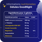 Goodnight - Compléments alimentaire pour le sommeil - pour un sommeil réparateur - My Good Night