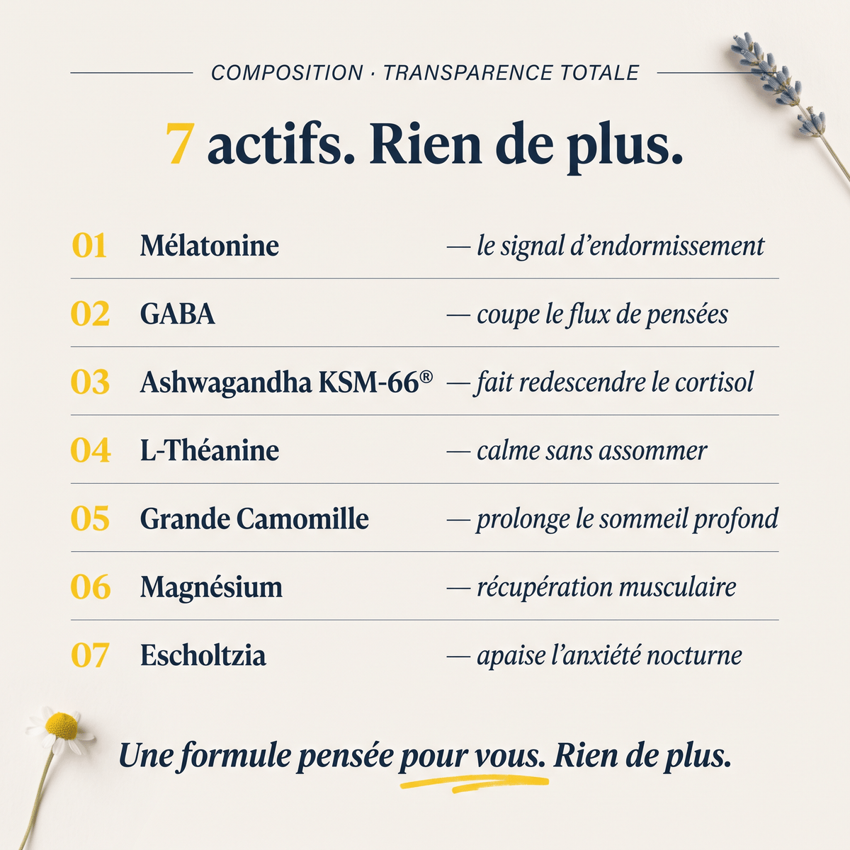Goodnight NEW - Compléments alimentaire pour le sommeil - pour un sommeil réparateur - My Good Night