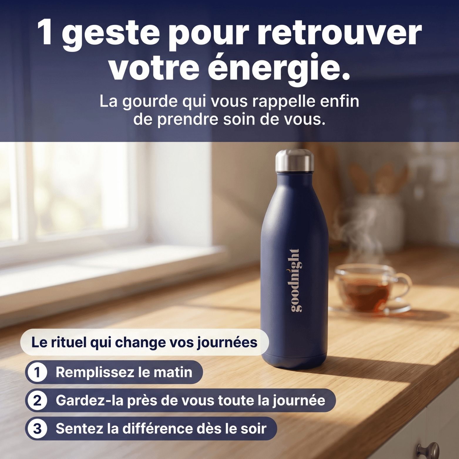 La Gourde Goodnight - pour un sommeil réparateur - My Good Night