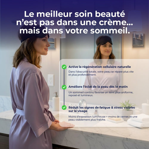 Masque de nuit en soie