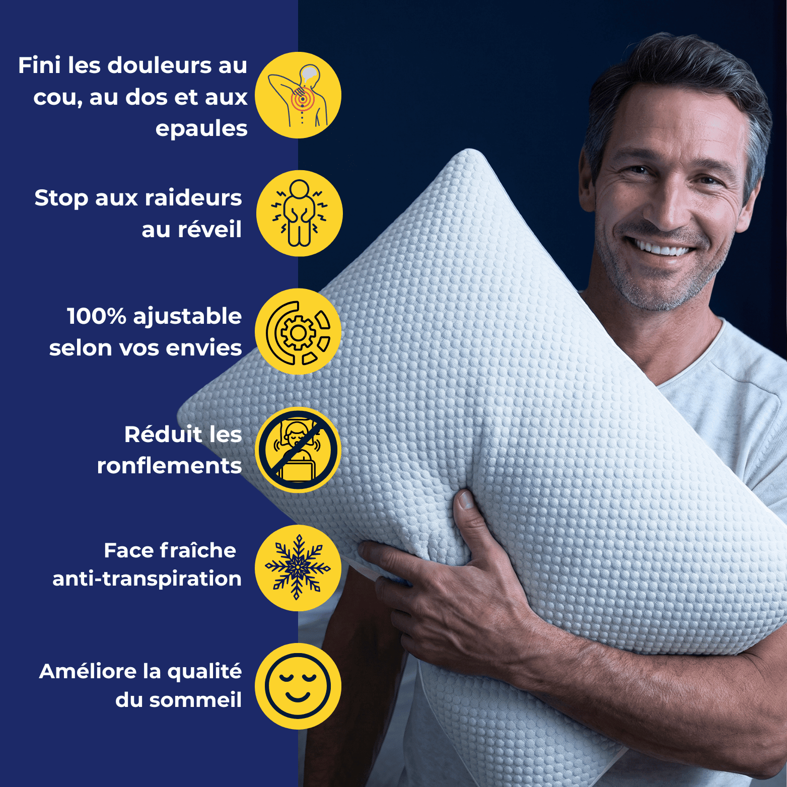 Oreiller NeckFly™ - pour un sommeil réparateur - My Good Night