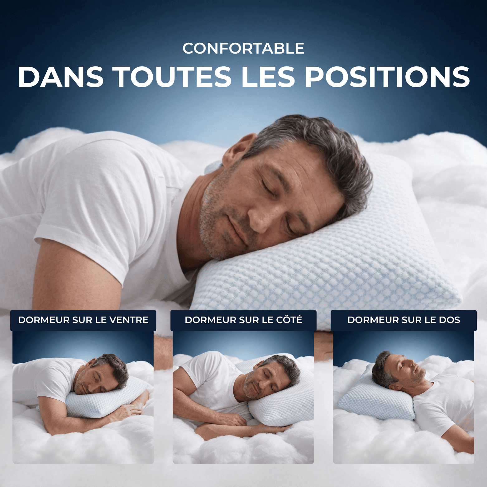 Oreiller NeckFly™ - pour un sommeil réparateur - My Good Night