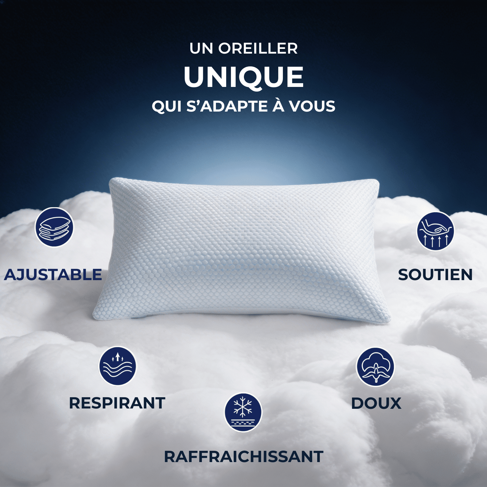 Oreiller NeckFly™ - pour un sommeil réparateur - My Good Night