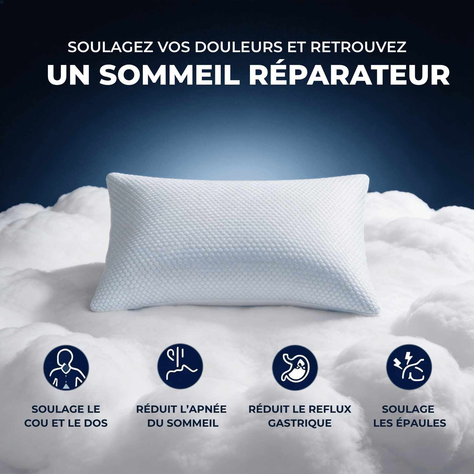 Oreiller NeckFly™ - pour un sommeil réparateur - My Good Night