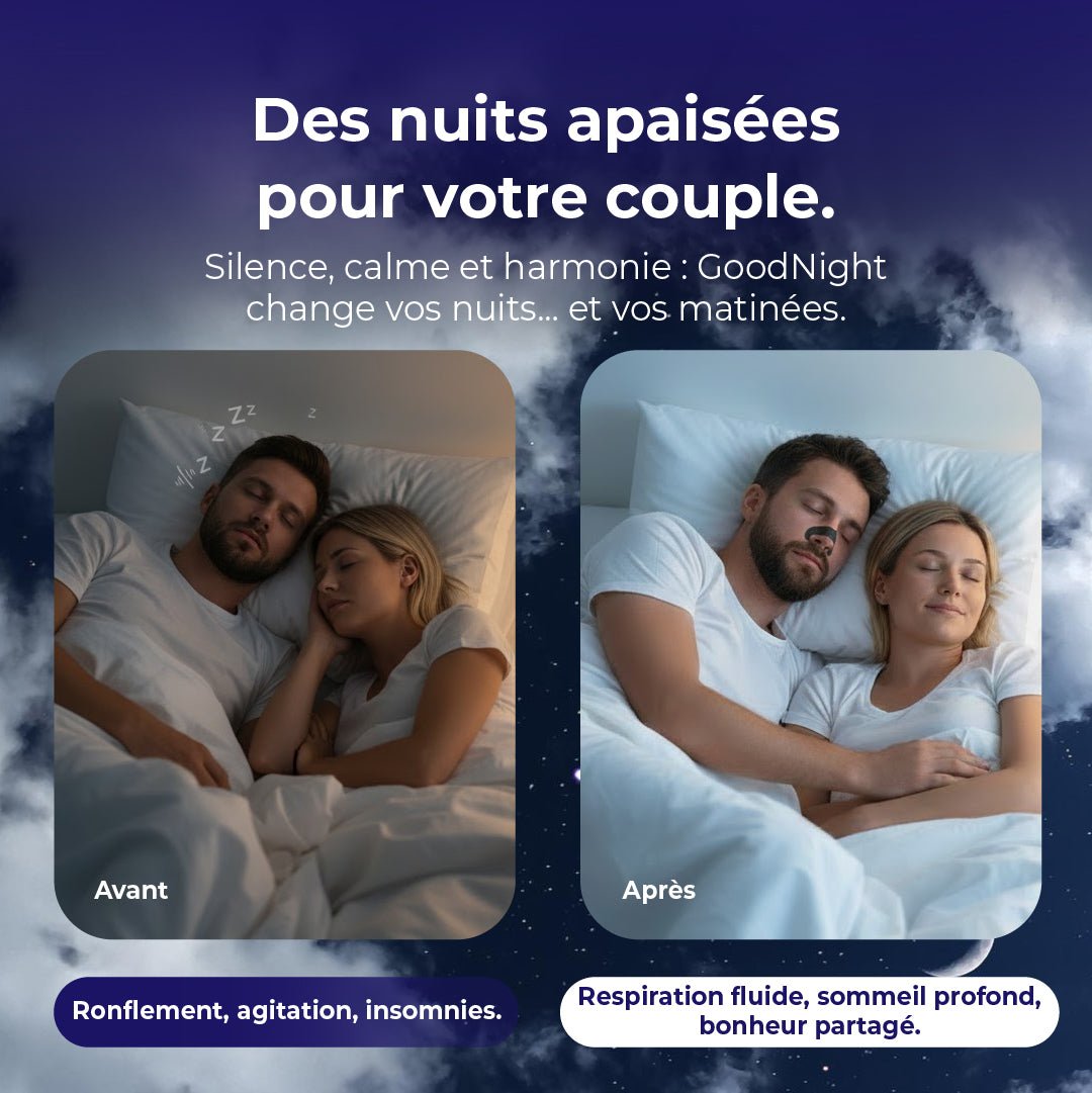 PureBreath - Bande nasale - pour un sommeil réparateur - My Good Night